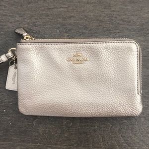 Coach Champagne Wristlet